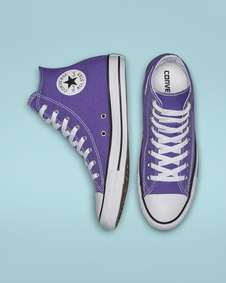 Tenis Converse Chuck Taylor All Star Classicos Cano Alto Feminino Roxo | PT B0T5173